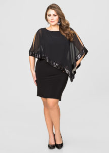 10. Plus size glitter dresses for Christmas