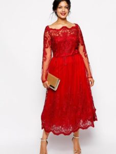 11. new year eve dress for curvy red