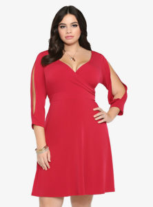 2. new year eve dress for curvy red