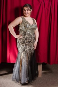 3. Plus size glitter dresses for Christmas