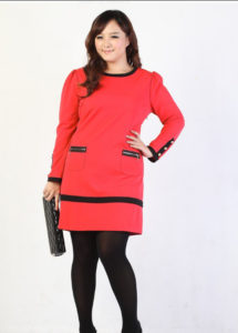 9. new year eve dress for curvy red