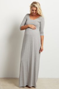 13. Long maternity dresses for special occasions