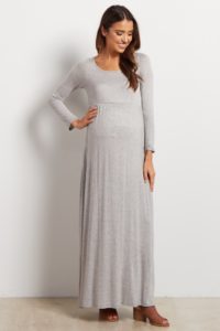 17. Long maternity dresses for special occasions