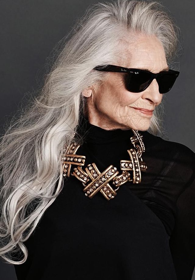 55 Classy Long Hairstyles For 60 Year Old Women With Glasses Plus 
