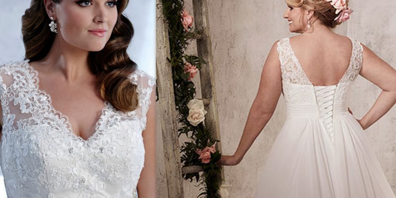 wedding dresses for over 50 plus size