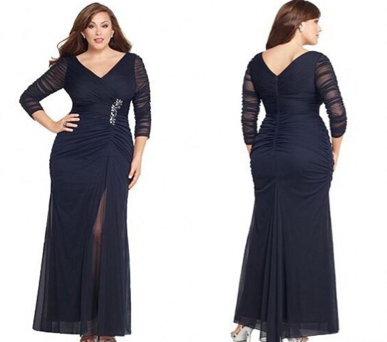 Stylish Mother Of The Bride Dresses That Hide Belly Plus Size Women Fashion