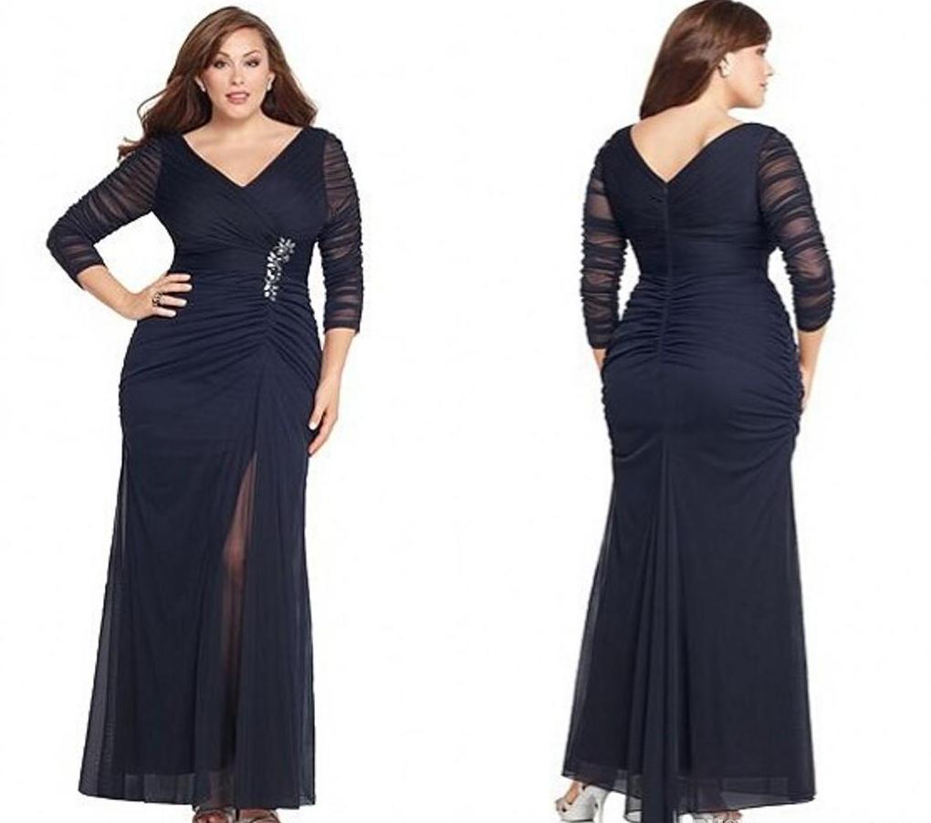 evening dresses that hide belly fat