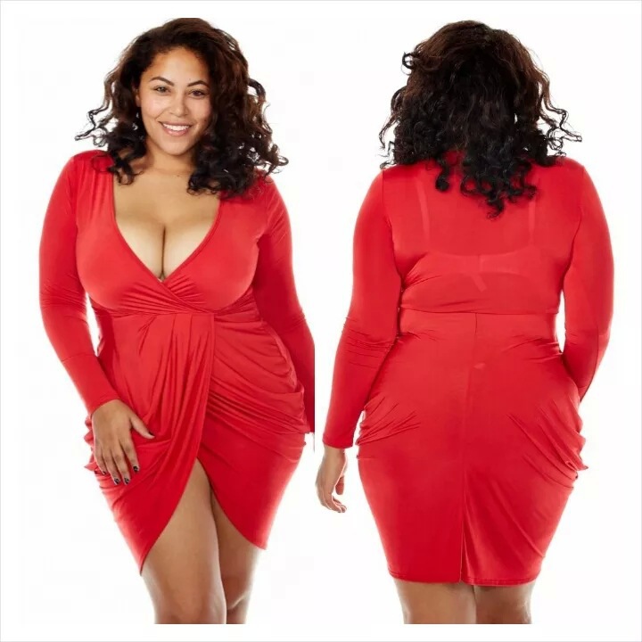 33. Plus size hip dresses