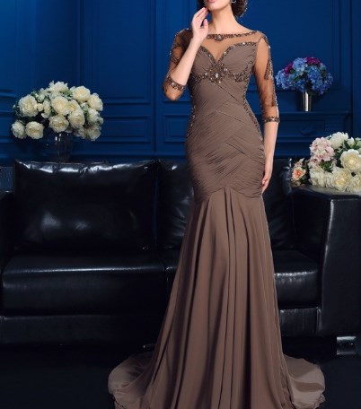 Cheap brown mother of the bride dresses