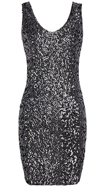 New Years Eve Black Sequin Dresses