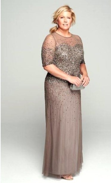 gown for wedding sponsors plus size
