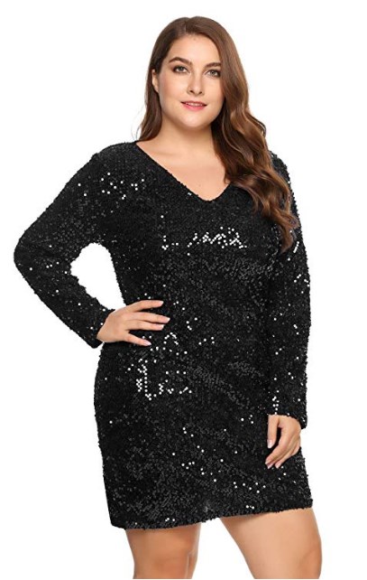 Plus Size Black New Years Eve Dresses