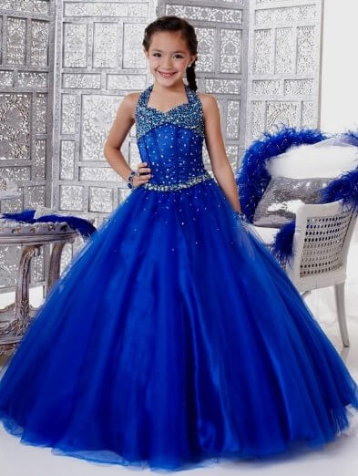 Dark Blue Prom Dresses For 11 Years Old