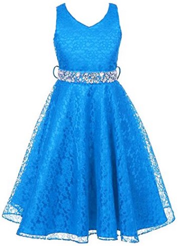 Sky Blue Prom Dresses For 11 Years Old