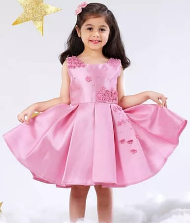 Pink Party Dress For 4 Year Old