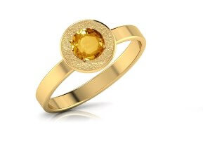 Plain Gold Ring Design For Female