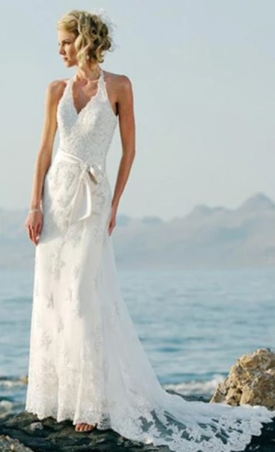 Beach Wedding Dresses For Older Brides