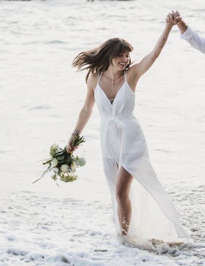 Casual Beach Wedding Dresses Second Marriage