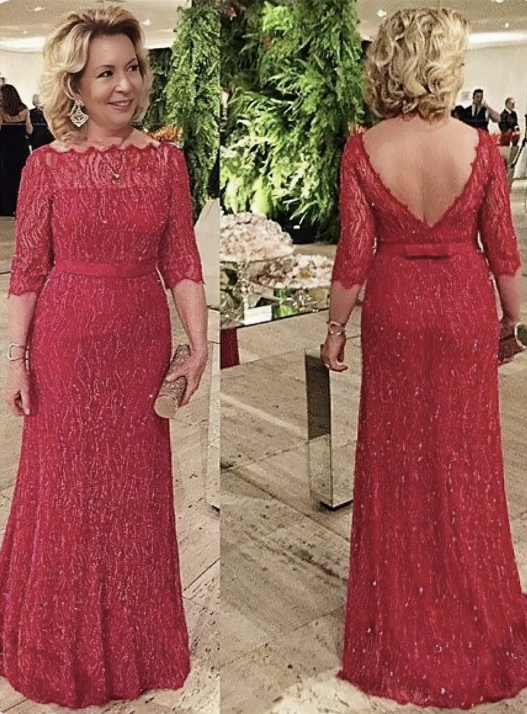 40 Stylish Red Mother of the Bride & Groom Dresses Plus Size