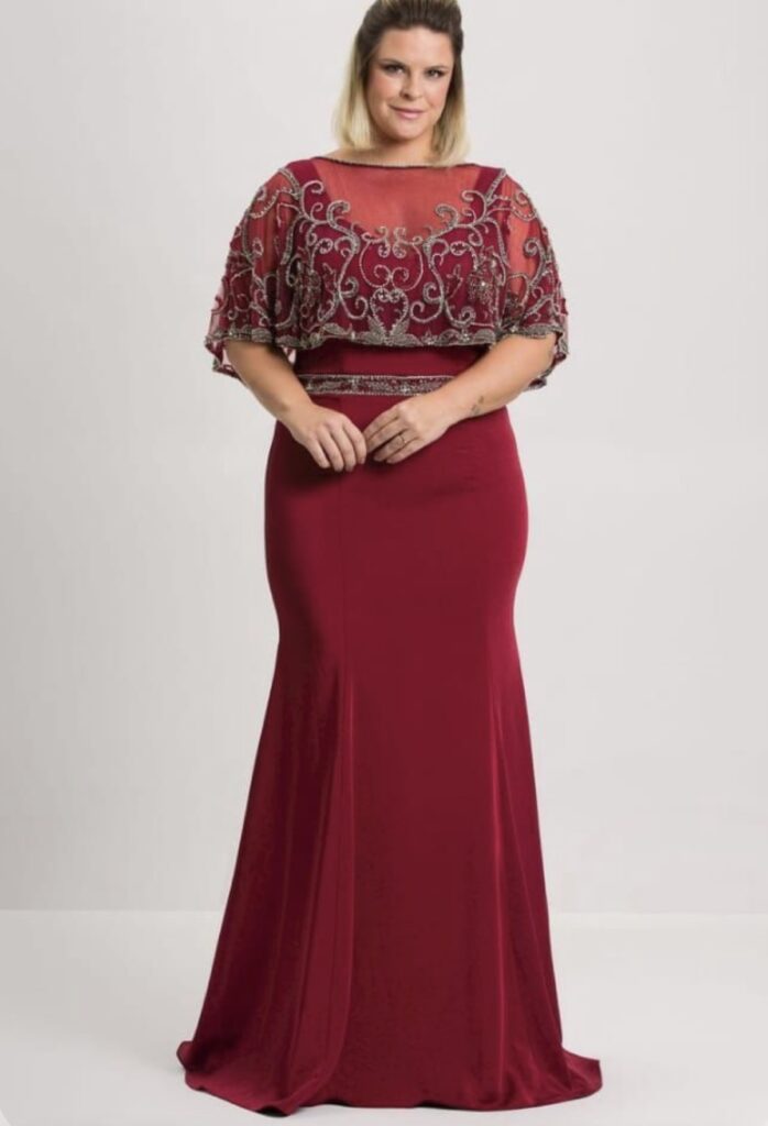 40 Stylish Red Mother of the Bride & Groom Dresses Plus Size