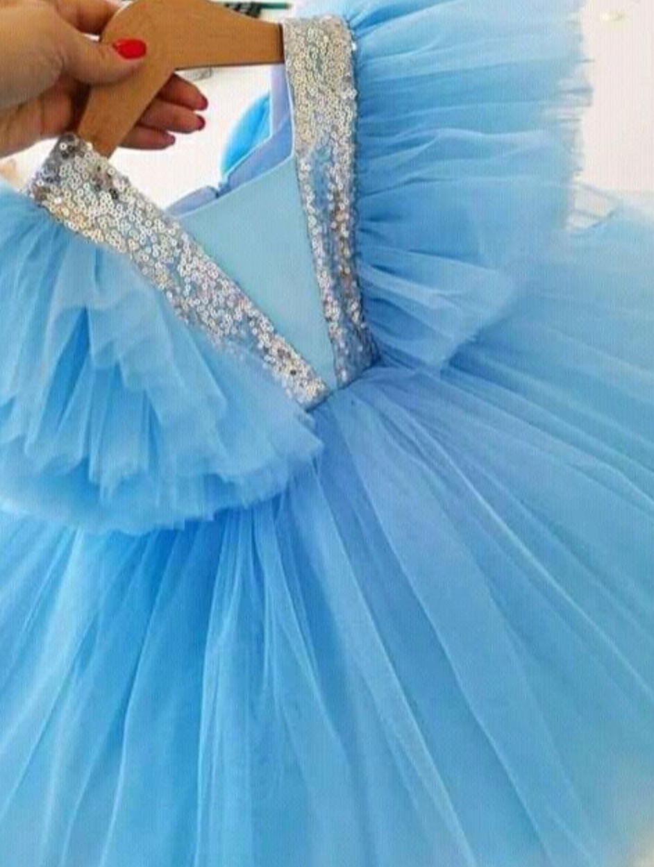 Blue Prom Dresses For 11 Years Old