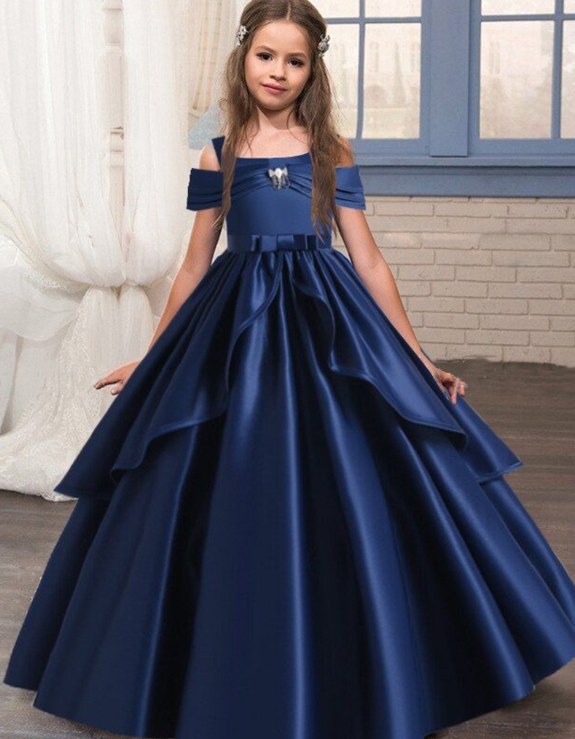 Blue prom dresses 2025 for 11 year olds