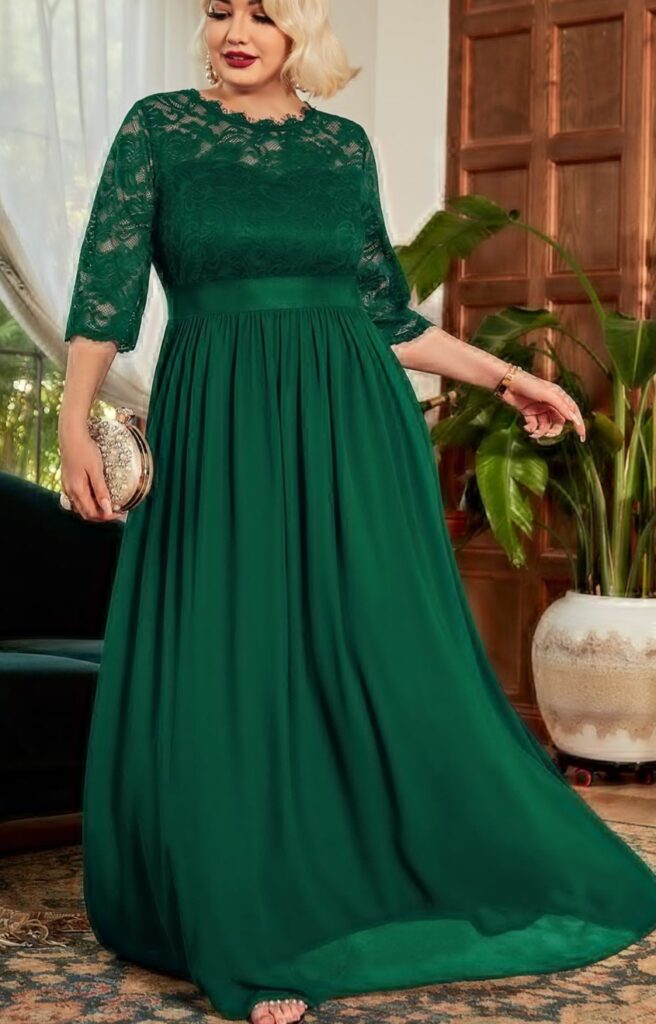 45 Stylish Green Mother of the Bride & Groom Dresses Plus Size