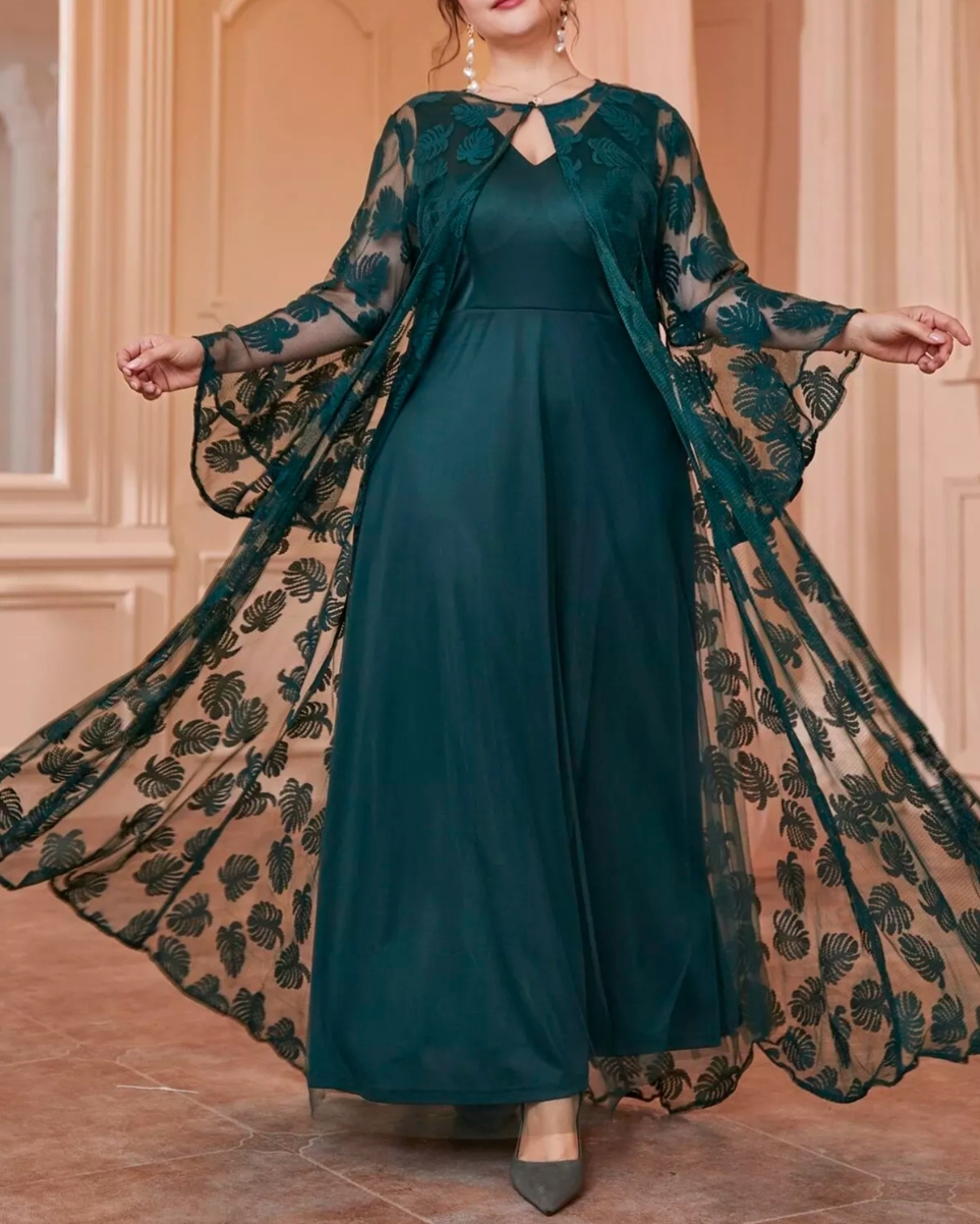 Green Mother Of The Bride And Groom Dresses Plus Size
