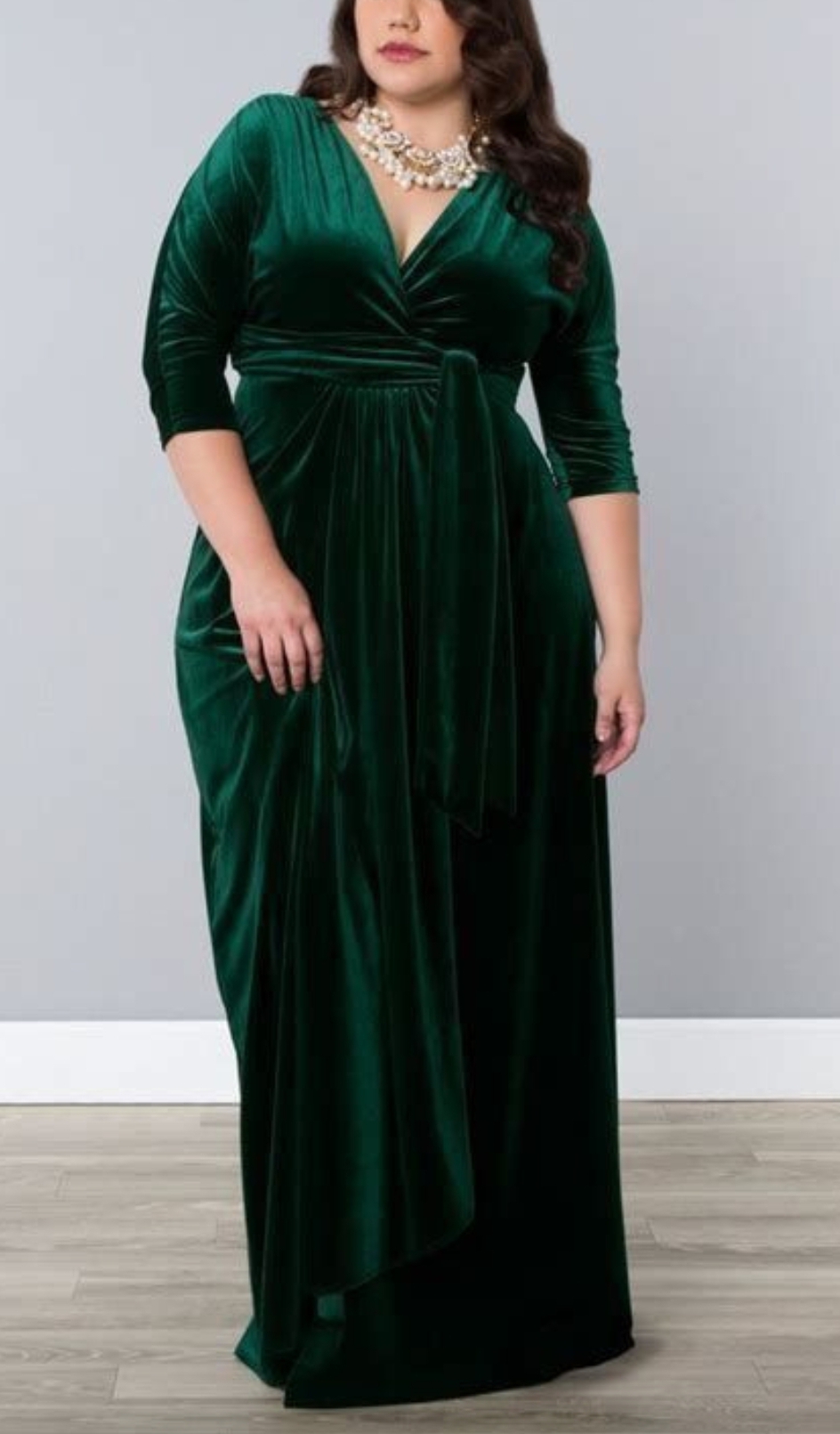 Green Plus Size Mother Of The Bride Gowns