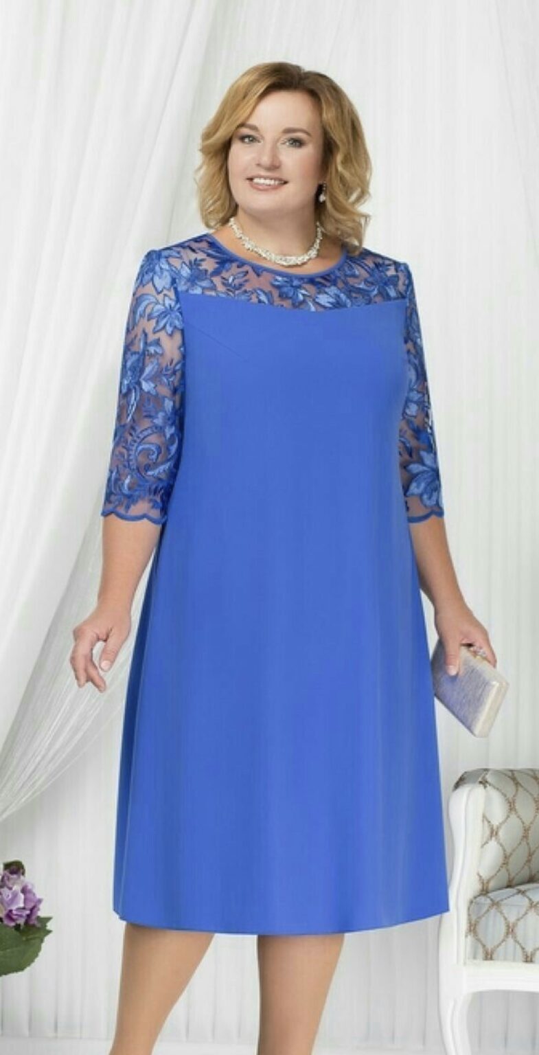 40 Stylish Mother of the Bride Dresses that Hide Belly - Plus Size ...