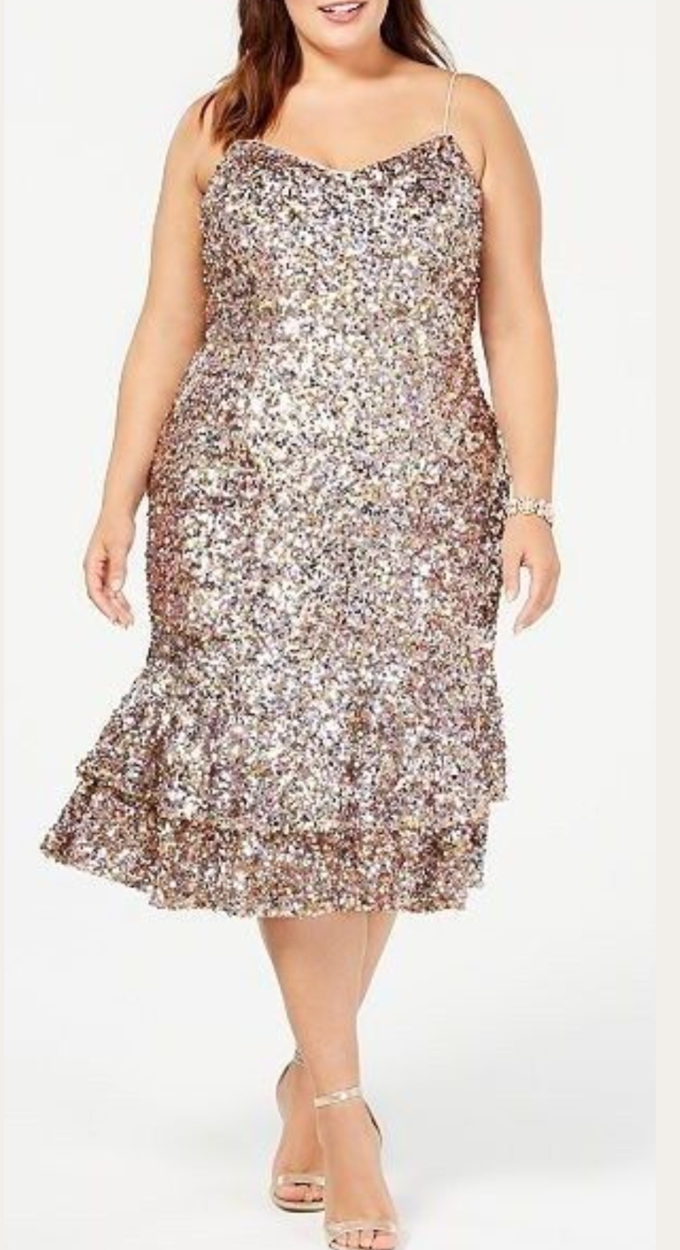 Trendy new Year Eve's plus size dresses