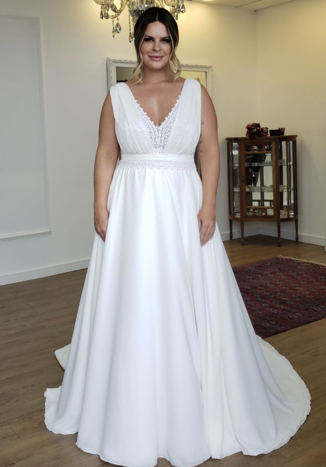 Second wedding dresses 2024 over 50 plus size