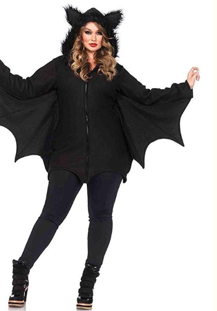 Cozy Black Bat Halloween Costume