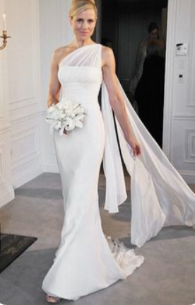 Flattering 2nd Wedding Dress For Older Bride