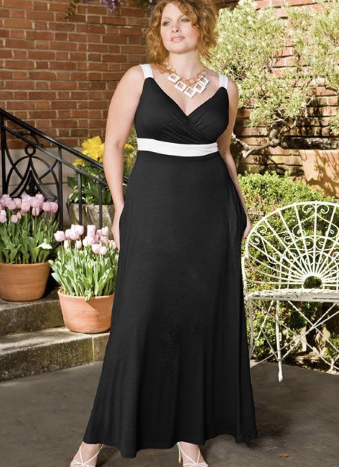 Black Formal Plus Size Dress