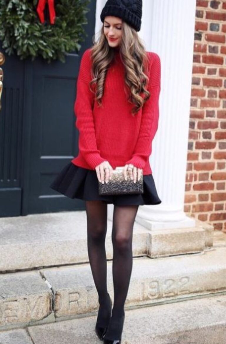 50+ Cute Christmas Party Outfits Ideas 2024 to Impress Men