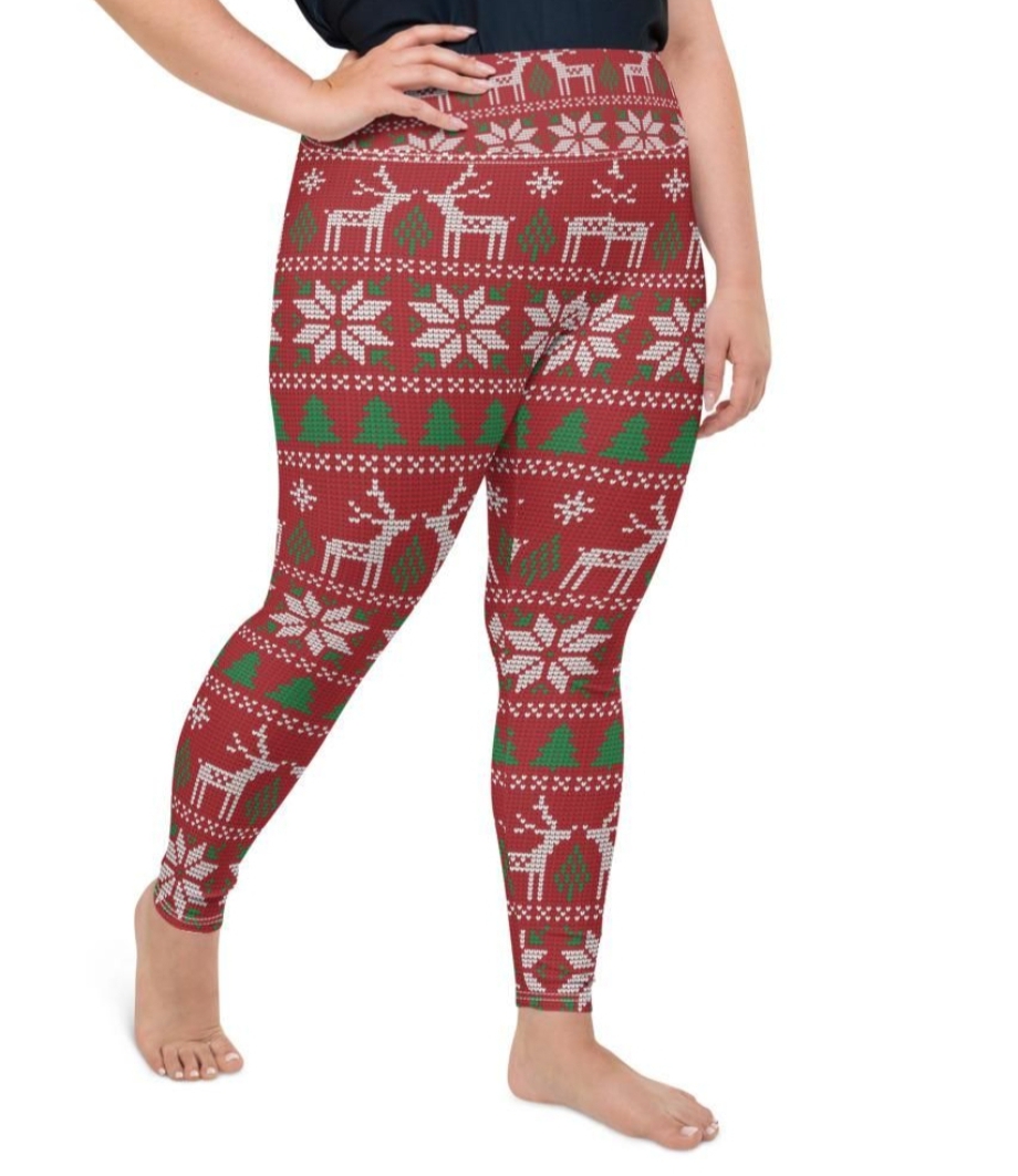 Plus Size Christmas Leggings