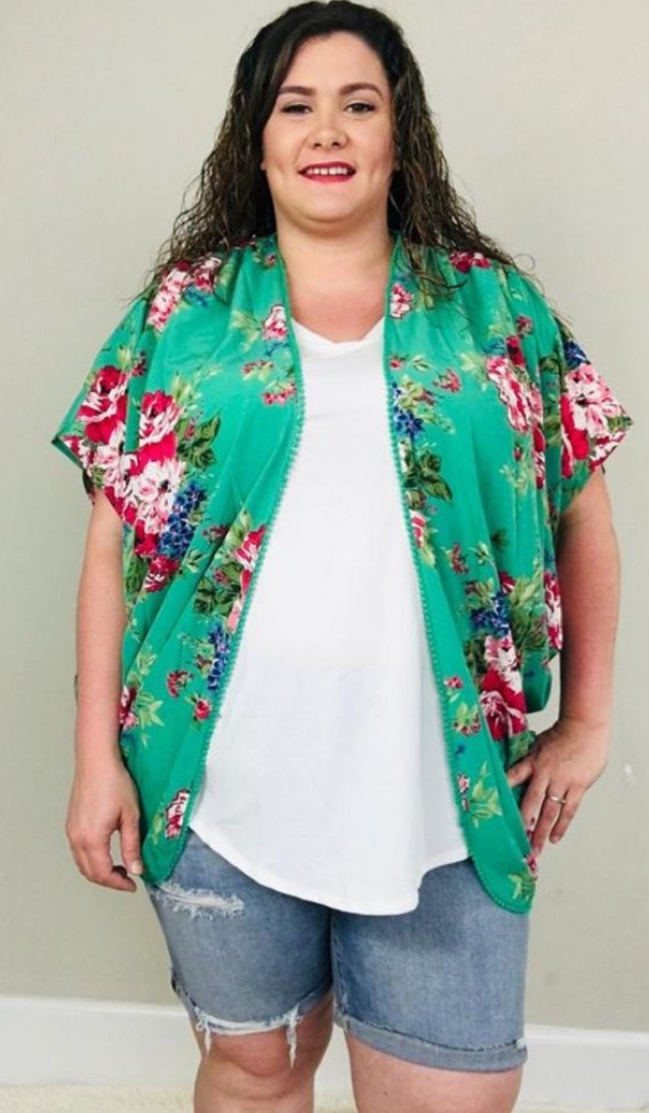 Plus Size Kimono Dress